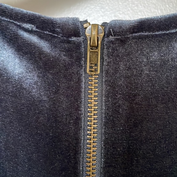 Anthropologie Sunday in Brooklyn Velvet & Feather Dress - Picture 3 of 5